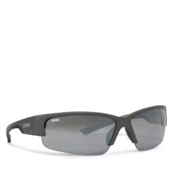 Okulary przeciwsłoneczne Uvex. Szare okulary przeciwsłoneczne męskie Uvex, bez wzorów, sportowe. Za 79.99 zł.