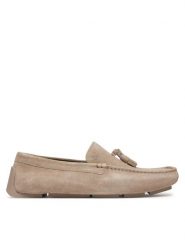 Calvin Klein Mokasyny Driver Tassels Su HM0HM02028 Beżowy. Brązowe mokasyny męskie Calvin Klein, ze skóry, bez zapięcia. Za 649.99 zł.