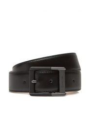 Calvin Klein Pasek Męski Classic Buckle Belt 38Mm LV04D7012G Czarny. Czarne paski męskie Calvin Klein, bez wzorów, ze skóry. Za 239.99 zł.