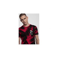 T-shirt męski TSM281 - czerwony allover. T-shirty męskie marki 4f. W wyprzedaży za 39.99 zł.