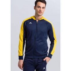 Kurtka treningowa Erima Liga 2.0 avec capuche. Niebieskie kurtki męskie Erima, bez wzorów, sportowe, bez ramiączek, bez kaptura. W wyprzedaży za 133.85 zł.