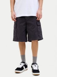 Jack & Jones Szorty materiałowe Karl 12269374 Czarny Loose Fit. Czarne szorty męskie Jack & Jones, bez wzorów, z bawełny. Za 129.99 zł.