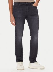 BOSS Jeansy H-Delaware 50550954 Czarny Slim Fit. Czarne jeansy męskie Boss, bez wzorów, z bawełny. Za 709.99 zł.