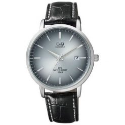 Zegarek Q&Q Męski Klasyczny QZ06-312 z datownikiem szary. Zegarki męskie marki Q&Q. Za 139.00 zł.