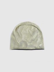 4F Czapka trekkingowa uniseks - zielona L/XL. Zielone czapki męskie 4f, na zimę, bez wzorów, z elastanu, klasyczne. Za 79.99 zł.
