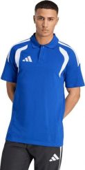 Adidas Koszulka męska adidas Tiro 26 League Polo niebieska KF3398 2XL. Niebieskie koszulki polo męskie ADIDAS, m, bez wzorów, bez kołnierzyka, bez ramiączek. Za 193.31 zł.