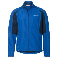 Windbreaker VAUDE Dundee Classic ZO. Niebieskie kurtki treningowe męskie Vaude, bez wzorów, bez kaptura, rowerowe. Za 421.00 zł.