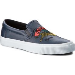 Tenisówki KENZO - F865SN104L50 Bleu Marine 76. Trampki męskie marki Kenzo. W wyprzedaży za 579.00 zł.