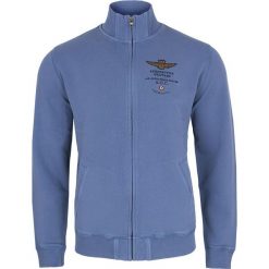 Bluza Aeronautica Militare. Niebieskie bluzy nierozpinane męskie Aeronautica Militare, m, bez wzorów, bez ramiączek, bez kaptura. Za 409.00 zł.