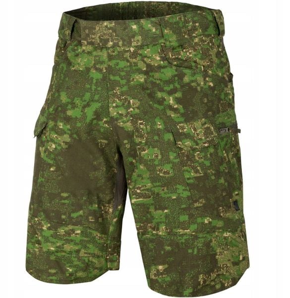 UTS (Urban Tactical Shorts) Flex 11'' - NyCo Ripstop - PenCott WildWood - S/Regular. Szorty sportowe męskie Helikon, bez wzorów, sportowe. Za 299.99 zł.