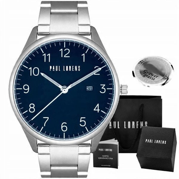 Zegarek męski Paul Lorens PASLO-6C1 Z GRAWEREM. Zegarki męskie Paul Lorens. Za 199.00 zł.