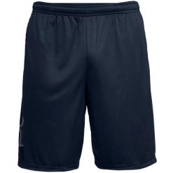 Spodenki Under Armour Tech Graphic Short Męskie. Niebieskie szorty sportowe męskie Under Armour, bez wzorów, sportowe. Za 99.99 zł.