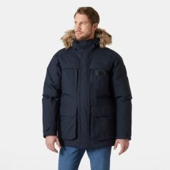 Parka Helly Hansen Nordsjo. Niebieskie parki męskie Helly Hansen, na zimę, m, bez wzorów, bez kaptura. W wyprzedaży za 1,545.50 zł.