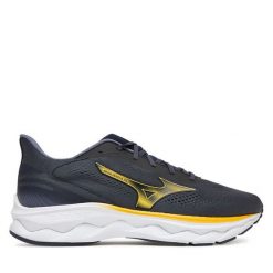 Buty do biegania Mizuno. Czarne buty do biegania męskie Mizuno, bez wzorów, bez zapięcia, do biegania, mizuno wave. Za 399.99 zł.
