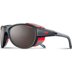 Okulary przeciwsłoneczne sportowe górskie Julbo EXPLORER 2.0 ALTI ARC 4. Czerwone okulary przeciwsłoneczne męskie JULBO, bez wzorów, sportowe. W wyprzedaży za 660.45 zł.