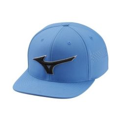 Czapka z daszkiem golf Mizuno Tour Flat Snapback Niebieski. Niebieskie czapki męskie Mizuno, bez wzorów, sportowe. Za 292.95 zł.