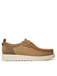 Clarks Półbuty Wallabee FTR 2 Lo 26181388 Brązowy. Brązowe codzienne półbuty męskie Clarks, bez wzorów, ze skóry, bez obcasa, bez zapięcia. Za 349.99 zł.