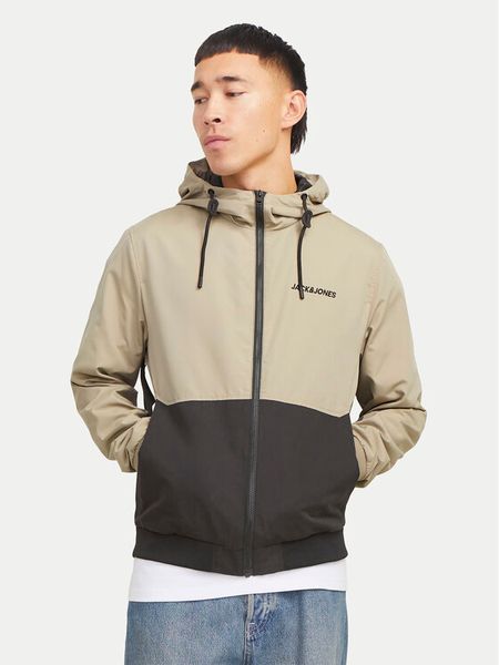 Jack & Jones Kurtka przejściowa Rush Hood 12200208 Brązowy Regular Fit. Brązowe kurtki męskie Jack & Jones, m, bez wzorów, z syntetyku, bez ramiączek, bez kaptura. Za 209.99 zł.