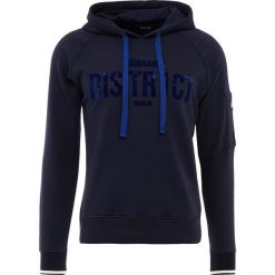 Blauer FELPA CHIUSA CAPPUCCIO Bluza z kapturem blu notte. Niebieskie bluzy nierozpinane męskie Blauer, m, z bawełny, z kapturem. W wyprzedaży za 359.25 zł.