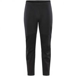 Spodnie treningowe męskie Craft Core Essence Nordic. Czarne spodnie dresowe męskie Craft, bez wzorów, z dresówki, narciarskie. Za 459.00 zł.
