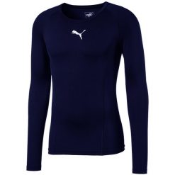 Koszulka męska Puma LIGA Baselayer LS. Fioletowe t-shirty sportowe męskie Puma, m, bez wzorów, sportowe, bez ramiączek. Za 142.00 zł.