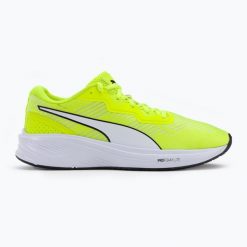 Buty do biegania dla dorosłych PUMA Aviator Profoam Sky 12. Zielone buty do biegania męskie Puma, bez wzorów, bez zapięcia, do biegania. Za 243.99 zł.