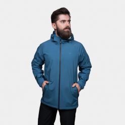 Kurtka męska 2,5 warstwowa Alpinus Girdiman 20 000 mm H2O. Niebieskie kurtki męskie Alpinus, m, bez wzorów, sportowe, bez ramiączek, bez kaptura. Za 479.00 zł.