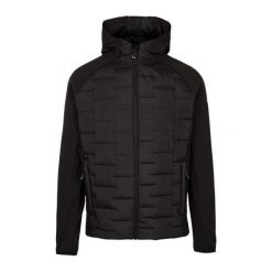Bluza Z Kapturem Męska Hybrydowa Heber. Czarne bluzy nierozpinane męskie Trespass, m, bez wzorów, sportowe, bez ramiączek, z kapturem. Za 272.99 zł.