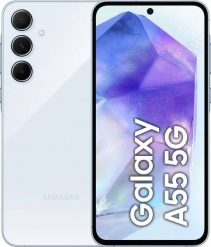 Smartfon Samsung Galaxy A55 5G 8/128GB Niebieski - Awesome Iceblue (SM-A556BLB). Niebieskie smartfony SAMSUNG. Za 1,402.07 zł.