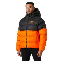 Kurtka z kapturem Helly Hansen Active. Brązowe kurtki męskie Helly Hansen, m, bez wzorów, z puchu, bez ramiączek, z kapturem. W wyprzedaży za 885.50 zł.