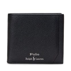 Portfel Polo Ralph Lauren. Czarne portfele męskie Polo Ralph Lauren, bez wzorów. Za 569.99 zł.