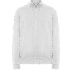Kurtka Dresowa Unisex Dla Dorosłych Ulan. Białe kurtki męskie ROLY, m, bez wzorów, z dresówki, sportowe, bez ramiączek, bez kaptura. Za 104.99 zł.