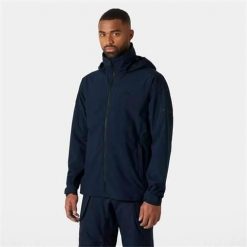 Kurtka uniwersalna męska Helly Hansen Racing. Niebieskie kurtki męskie Helly Hansen, m, bez wzorów, z syntetyku, klasyczne, bez ramiączek, z kapturem. Za 602.99 zł.