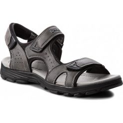 Sandały LANETTI - MS17011-1 Szary. Szare sandały męskie Lanetti, z materiału. Za 79.99 zł.