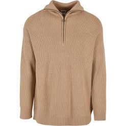 Oversizowy sweter z dzianiny Urban Classics. Brązowe swetry męskie Urban Classics, bez wzorów, z dzianiny, bez kołnierzyka, bez ramiączek. Za 275.00 zł.