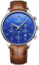 Zegarek Giewont Zegarek Męski Chronograph Sapphire Brązowo Niebieski GW6310-A5. Brązowe zegarki męskie Giewont. Za 213.53 zł.