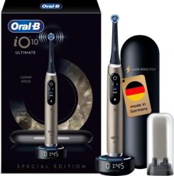Szczoteczka Oral-B iO10 Electric Toothbrush, Lunar Gold. Szczoteczki elektryczne ORAL-B. Za 1,701.25 zł.