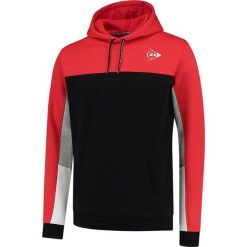 Bluza męska z kapturem Dunlop Essentials Hooded. Czerwone bluzy nierozpinane męskie Dunlop, m, bez wzorów, sportowe, bez ramiączek, z kapturem. Za 199.99 zł.