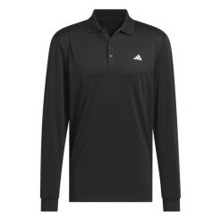 Koszulka polo z długim rękawem adidas Ultimate365 Cold.RDY. Czarne koszulki polo męskie ADIDAS, m, bez wzorów, sportowe, bez kołnierzyka, bez ramiączek. W wyprzedaży za 288.50 zł.
