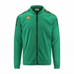 Kurtka z dresu Kappa Giullio. Zielone kurtki męskie Kappa, m, bez wzorów, z dresówki, sportowe, bez ramiączek, bez kaptura. Za 266.00 zł.