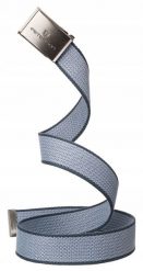 Pasek parciany Peterson [DH] PTN OLD-D.GREY błękitny. Niebieskie paski męskie Peterson, bez wzorów, z jeansu. Za 33.00 zł.