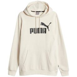 Bluza sportowa męska Puma ESS Big Logo Hoodie FL (s) Evening. Białe bluzy nierozpinane męskie Puma, m, bez wzorów, sportowe, bez ramiączek, bez kaptura. Za 255.96 zł.