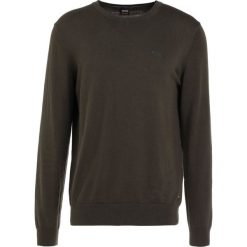 BOSS CASUAL AKHUB Sweter dark green. Zielone kardigany męskie marki BOSS CASUAL, z bawełny. Za 419.00 zł.
