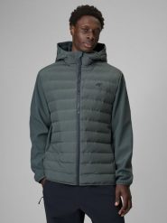 4F Kurtka z wypełnieniem syntetycznym męska - zielona 3XL. Zielone kurtki męskie 4f, na zimę, m, bez wzorów, z materiału, bez ramiączek, bez kaptura. Za 349.99 zł.