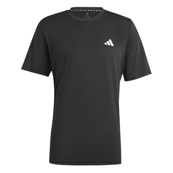 Rozciągliwa koszula adidas Essentials. Czarne koszule męskie ADIDAS, bez wzorów, bez kołnierzyka, bez ramiączek. Za 102.00 zł.