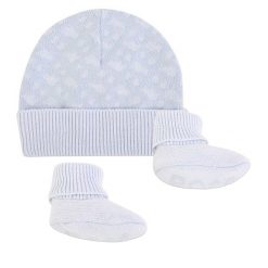 Zestaw Czapka i Skarpety BOSS. Niebieskie czapki męskie Boss, bez wzorów. Za 479.99 zł.