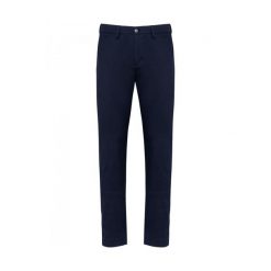 Spodnie Kariban Premium Chino. Niebieskie eleganckie spodnie męskie KARIBAN, bez wzorów. Za 302.00 zł.