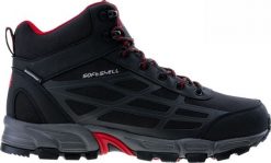 Buty trekkingowe męskie Hi-Tec czarne r. 43. Czarne buty trekkingowe męskie Hi-tec, bez wzorów, bez zapięcia. Za 224.98 zł.