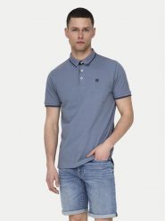 Only & Sons Polo Fletcher 22024827 Niebieski Regular Fit. Niebieskie koszulki polo męskie Only & Sons, m, bez wzorów, z bawełny, bez kołnierzyka, bez ramiączek. Za 149.99 zł.