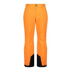 Spodnie męskie narciarskie CMP 33W1157. Brązowe spodnie na co dzień męskie CMP, bez wzorów, sportowe. Za 409.99 zł.